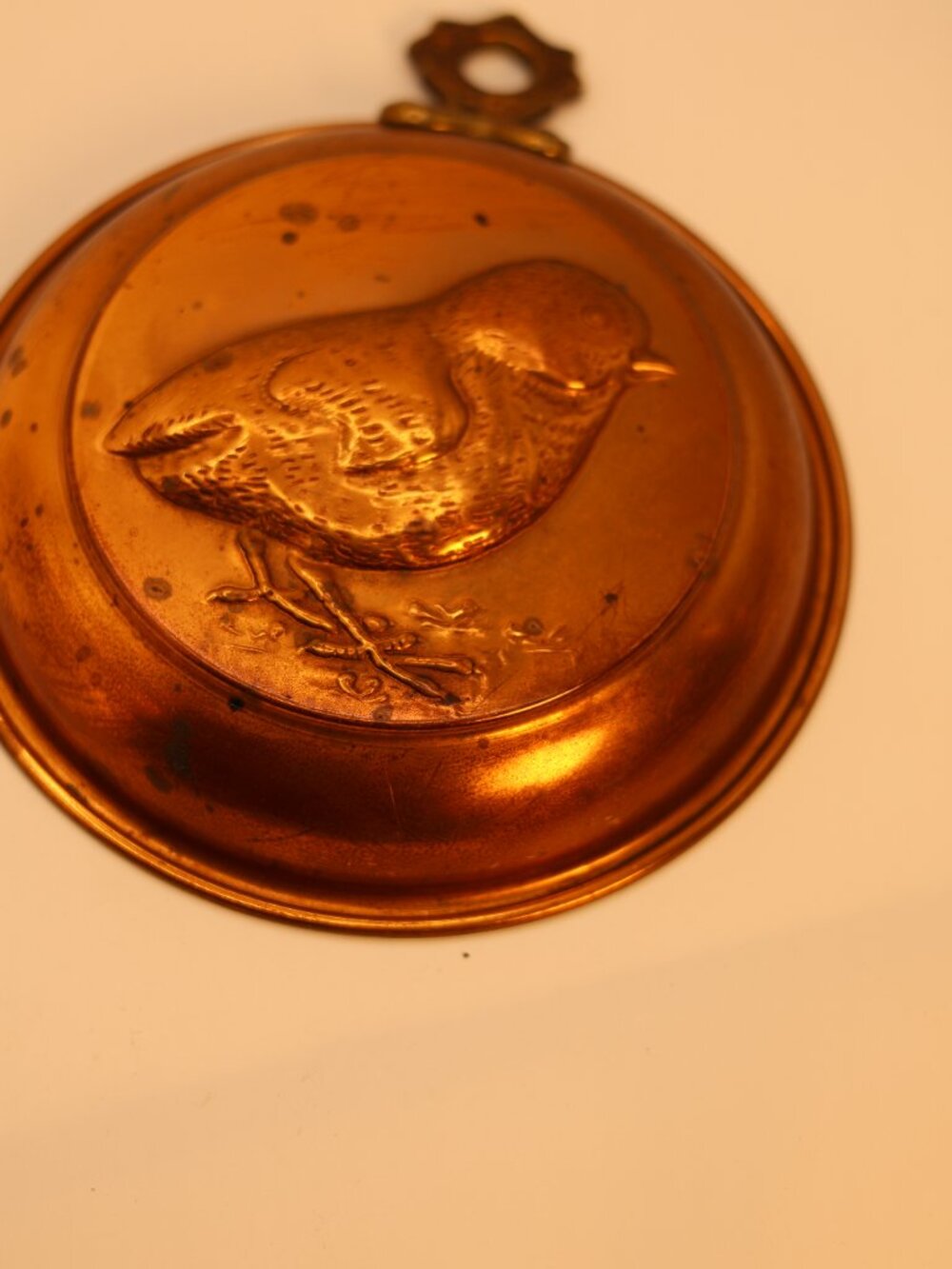 Copper Bird Wall Hanging - Ornamental Bird Plaque